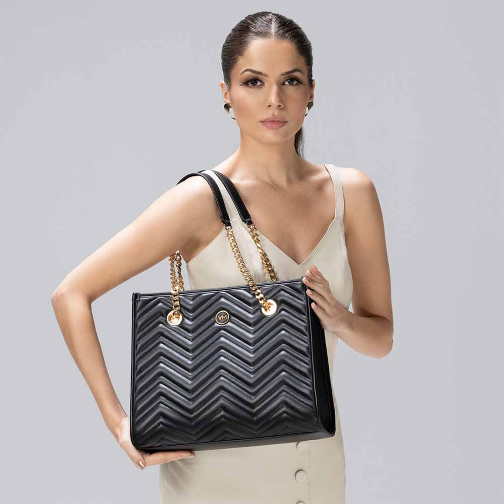 Bolsa Shopper Via Marte Feminina B1-171-01 - Foto 2