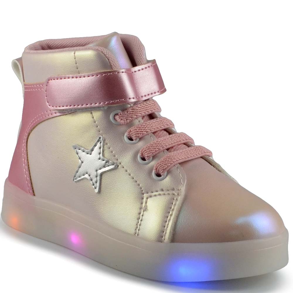 Tênis Infantil Sua Cia Mini Feminino com Led 7057.00664 - Foto 2