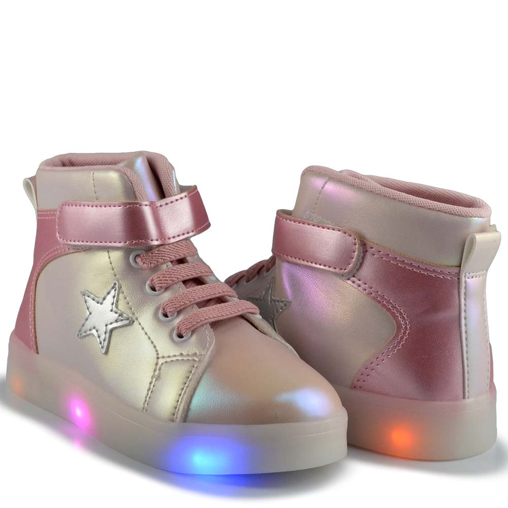 Tênis Infantil Sua Cia Mini Feminino com Led 7057.00664 - Foto 6