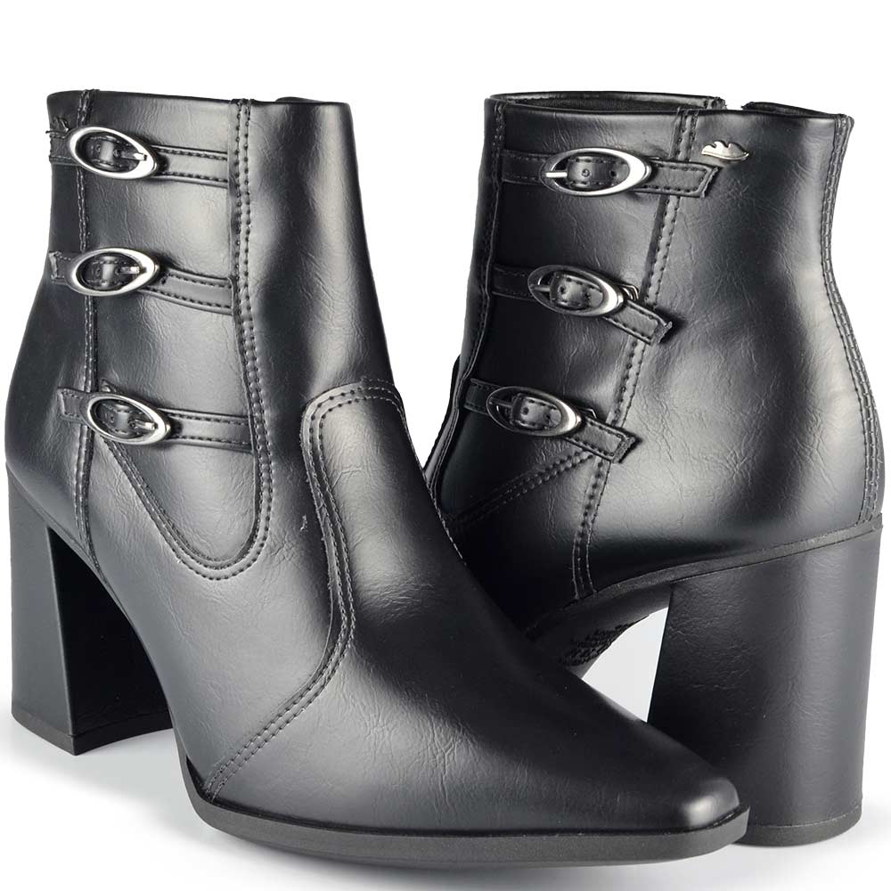 Bota Cano Curto Dakota Feminina Salto Bloco DO432 - Foto 6