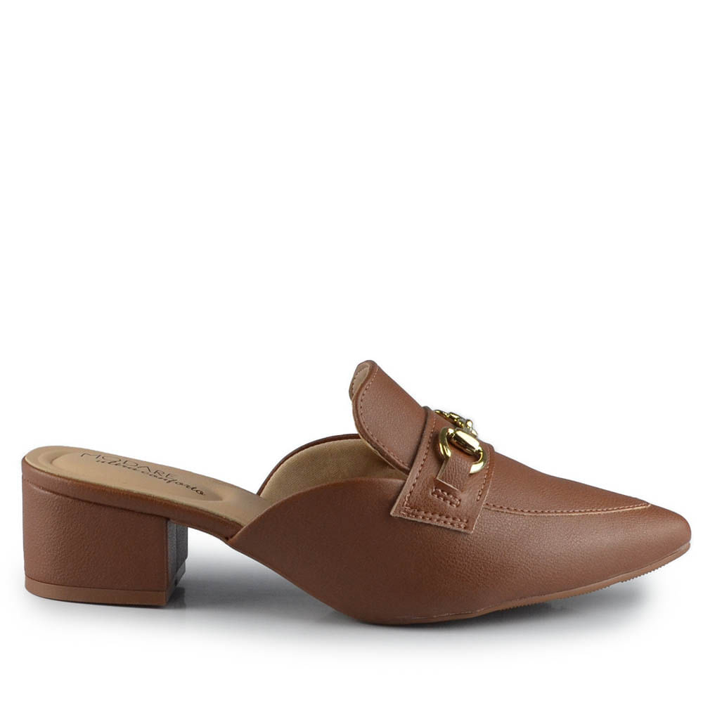 Mule Modare Feminino Salto Bloco Lojas Kikos