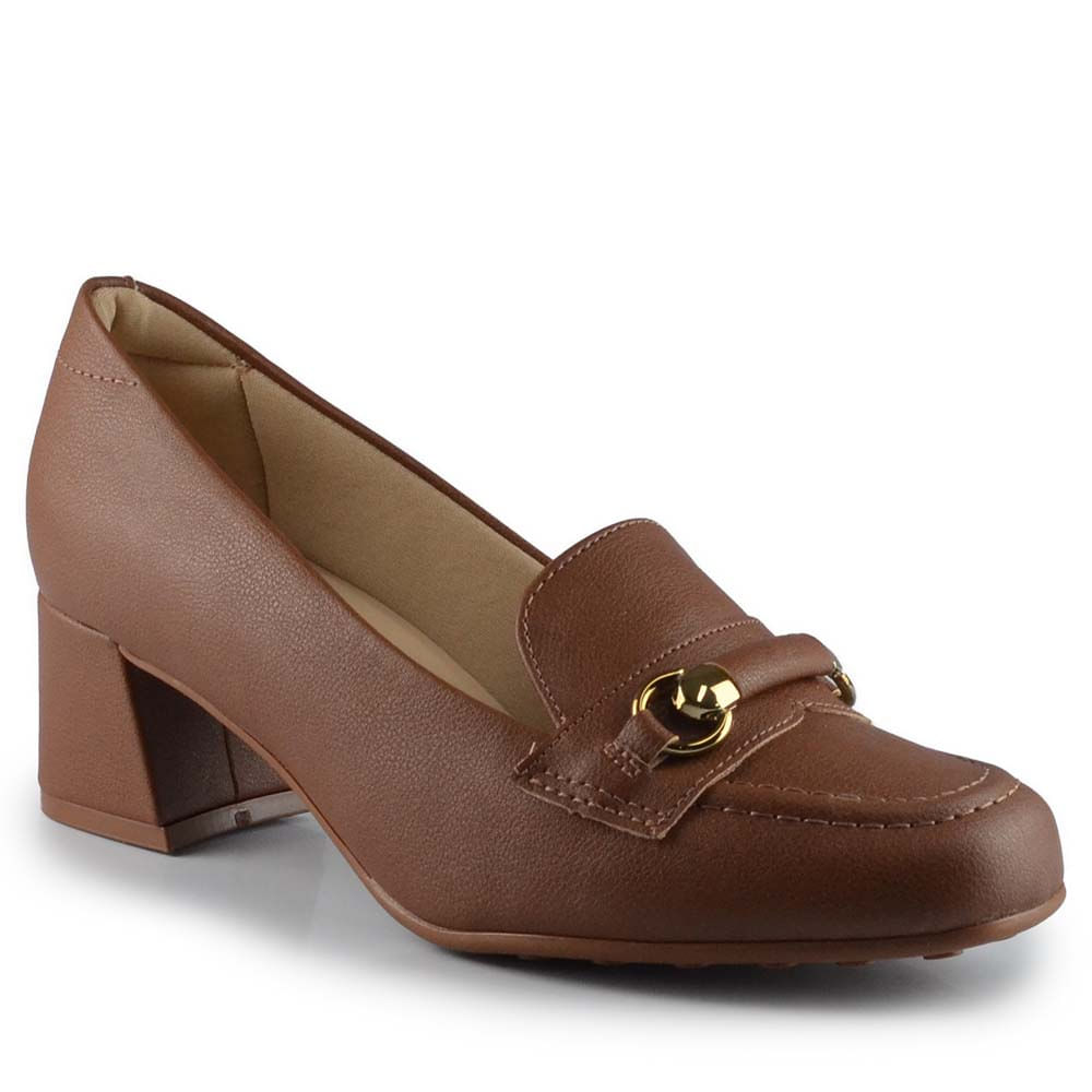 Scarpin Modare Feminino Salto Bloco 7373.118 - Foto 2