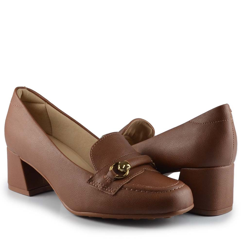 Scarpin Modare Feminino Salto Bloco 7373.118 - Foto 6