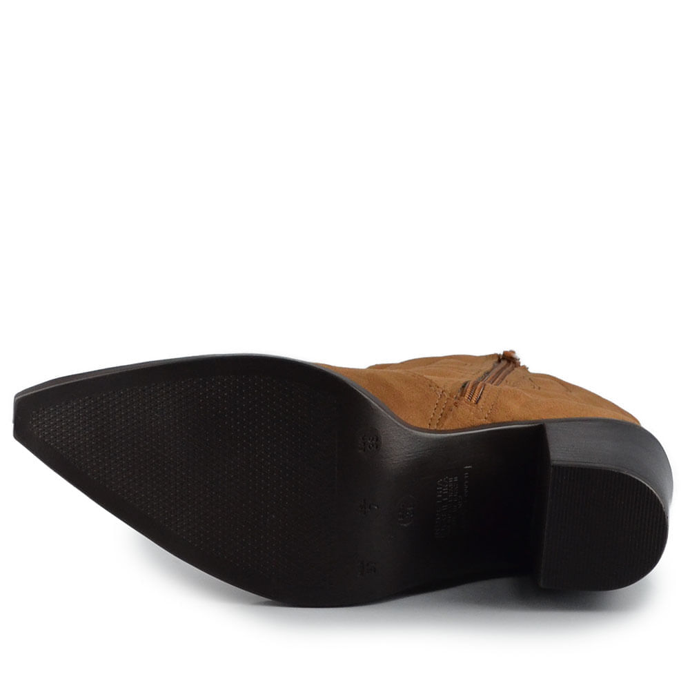 Bota Western Via Marte Feminina 091-009-01 - Foto 5