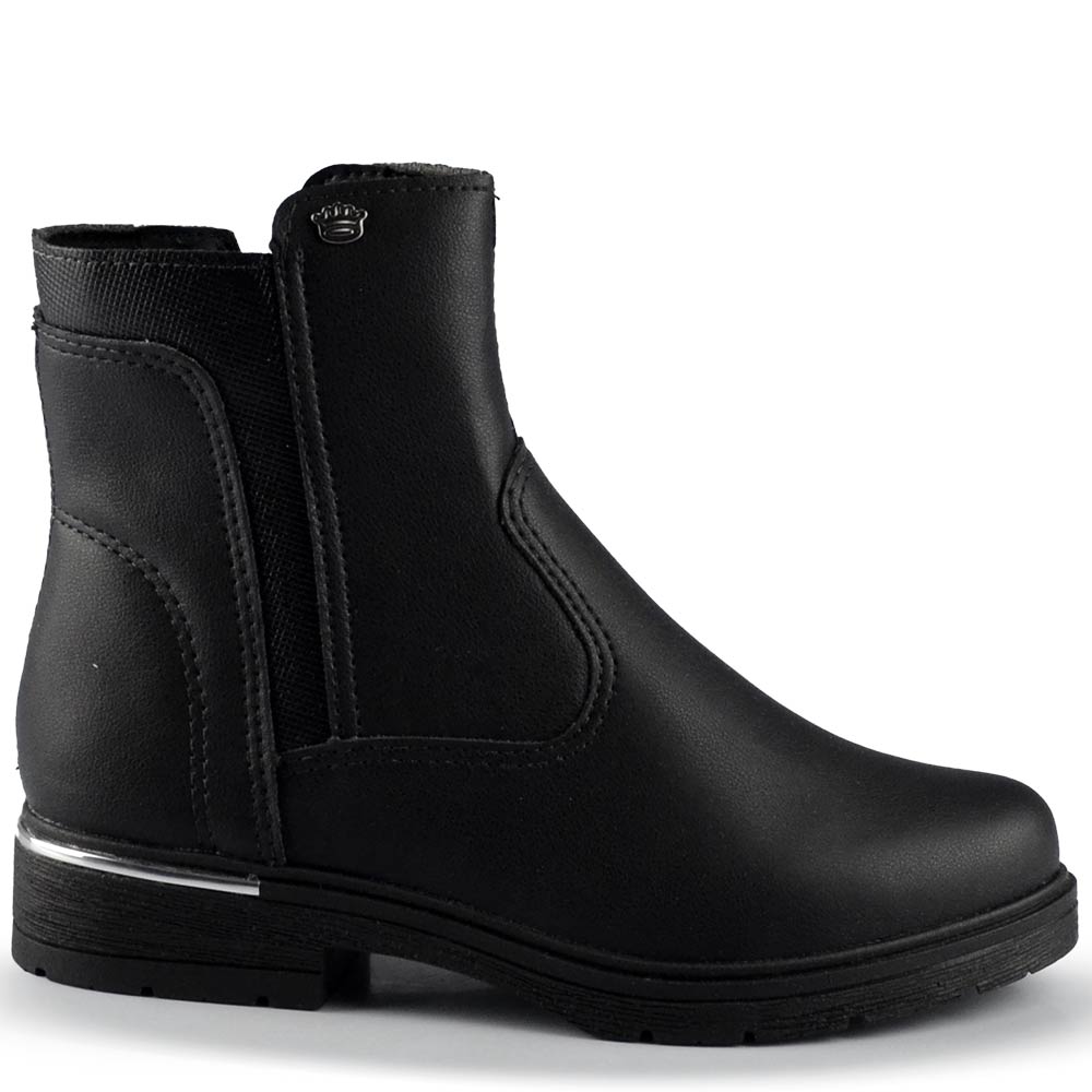 Bota Infantil Pink Cats Feminina Cano Curto V5021 - Foto 1