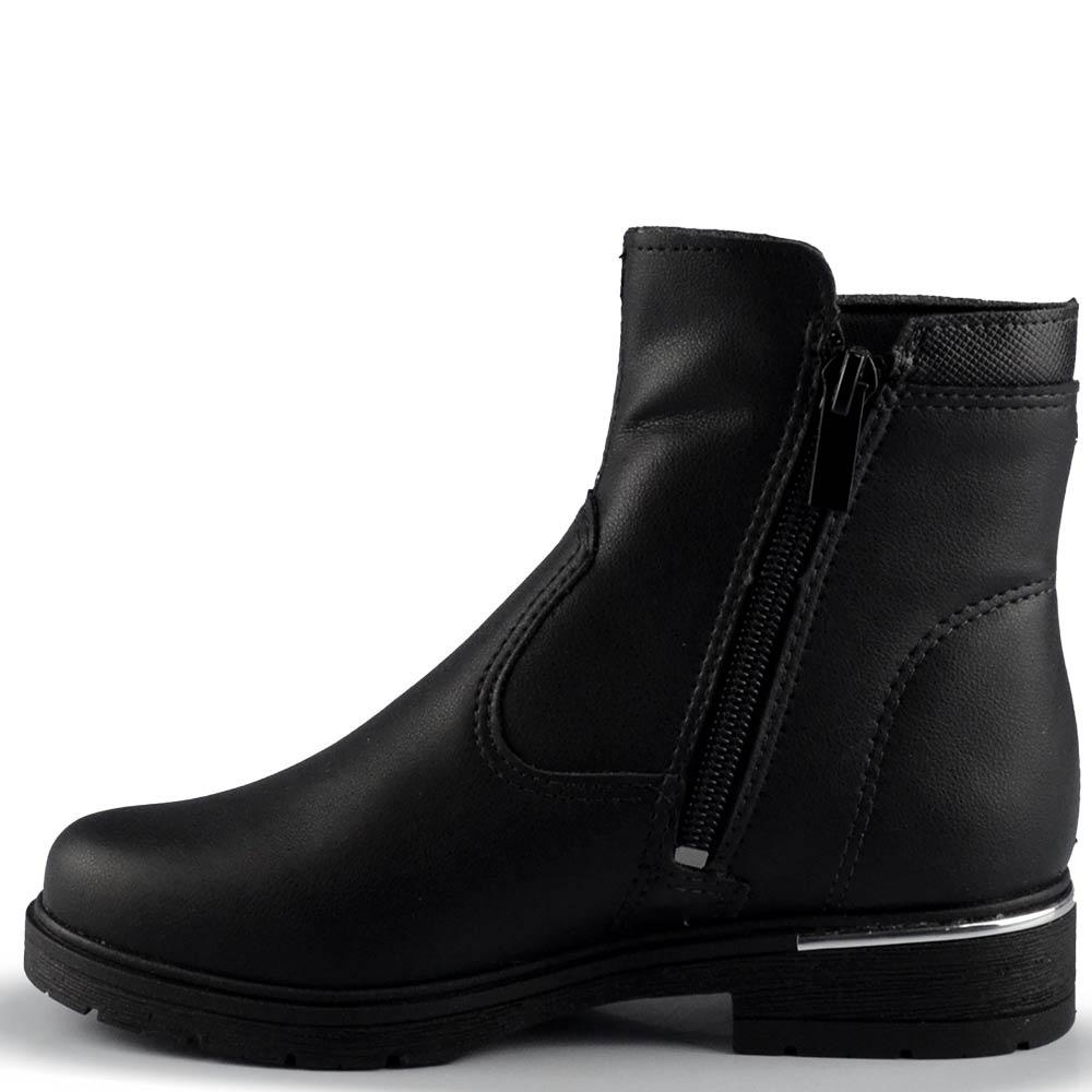 Bota Infantil Pink Cats Feminina Cano Curto V5021 - Foto 3