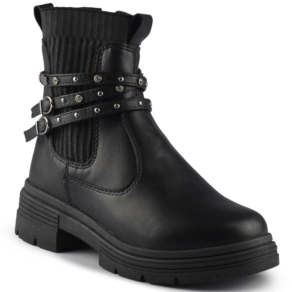 Bota Infantil Pink Cats Feminina Cano Curto V5031 - Foto 2