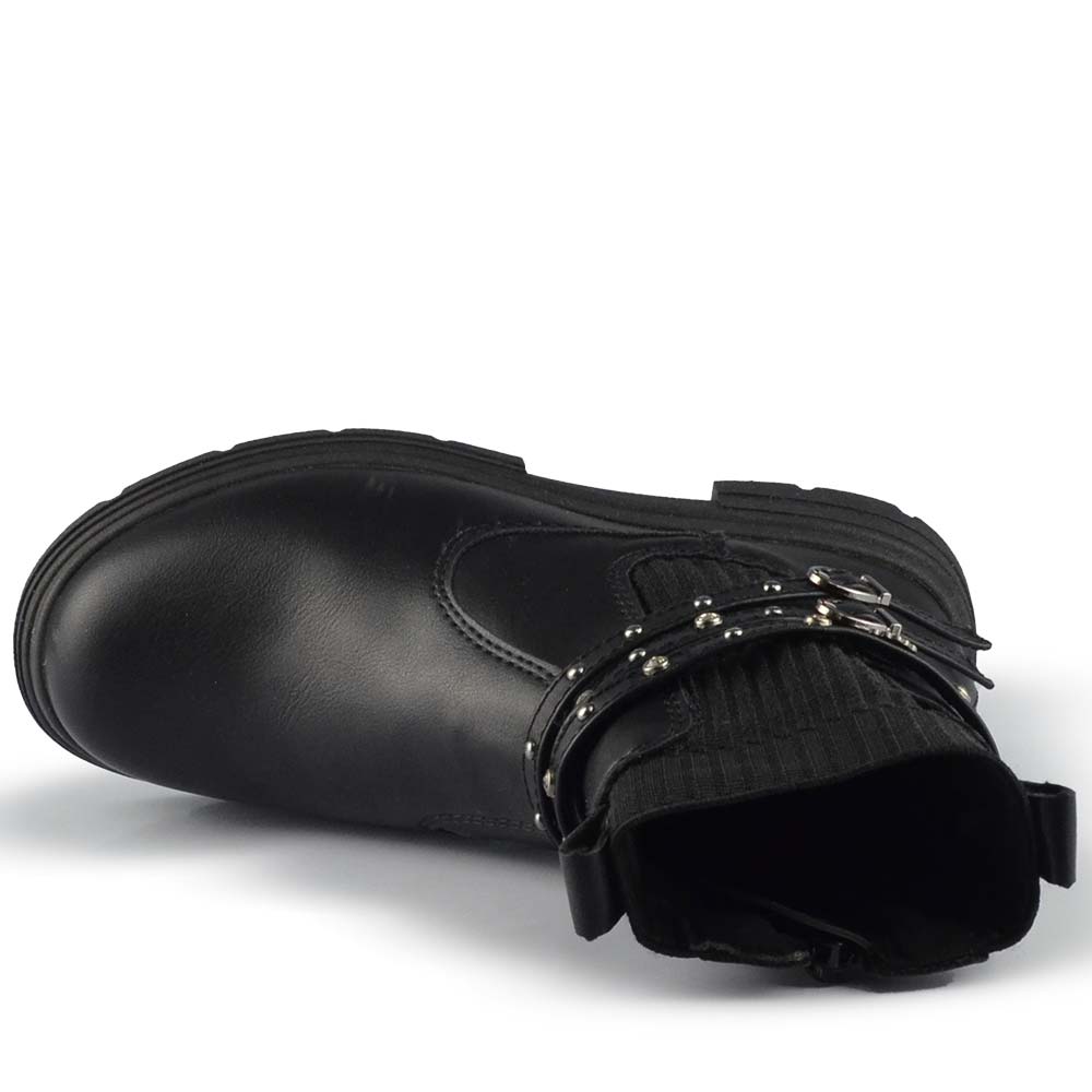 Bota Infantil Pink Cats Feminina Cano Curto V5031 - Foto 4