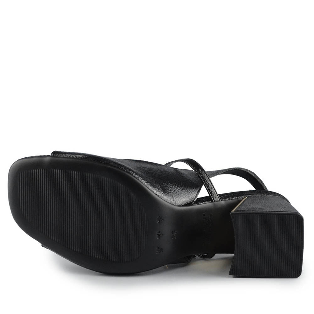 Sandália Feminina Bebece Salto Bloco Envernizada T6099-115 - Foto 5