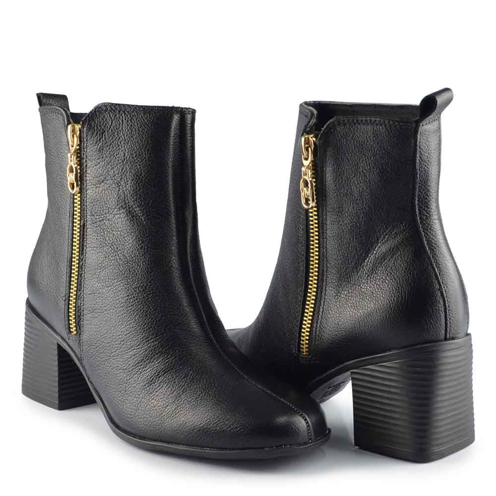 Bota Cano Curto Via Marte Feminina 224-003-01 - Foto 6