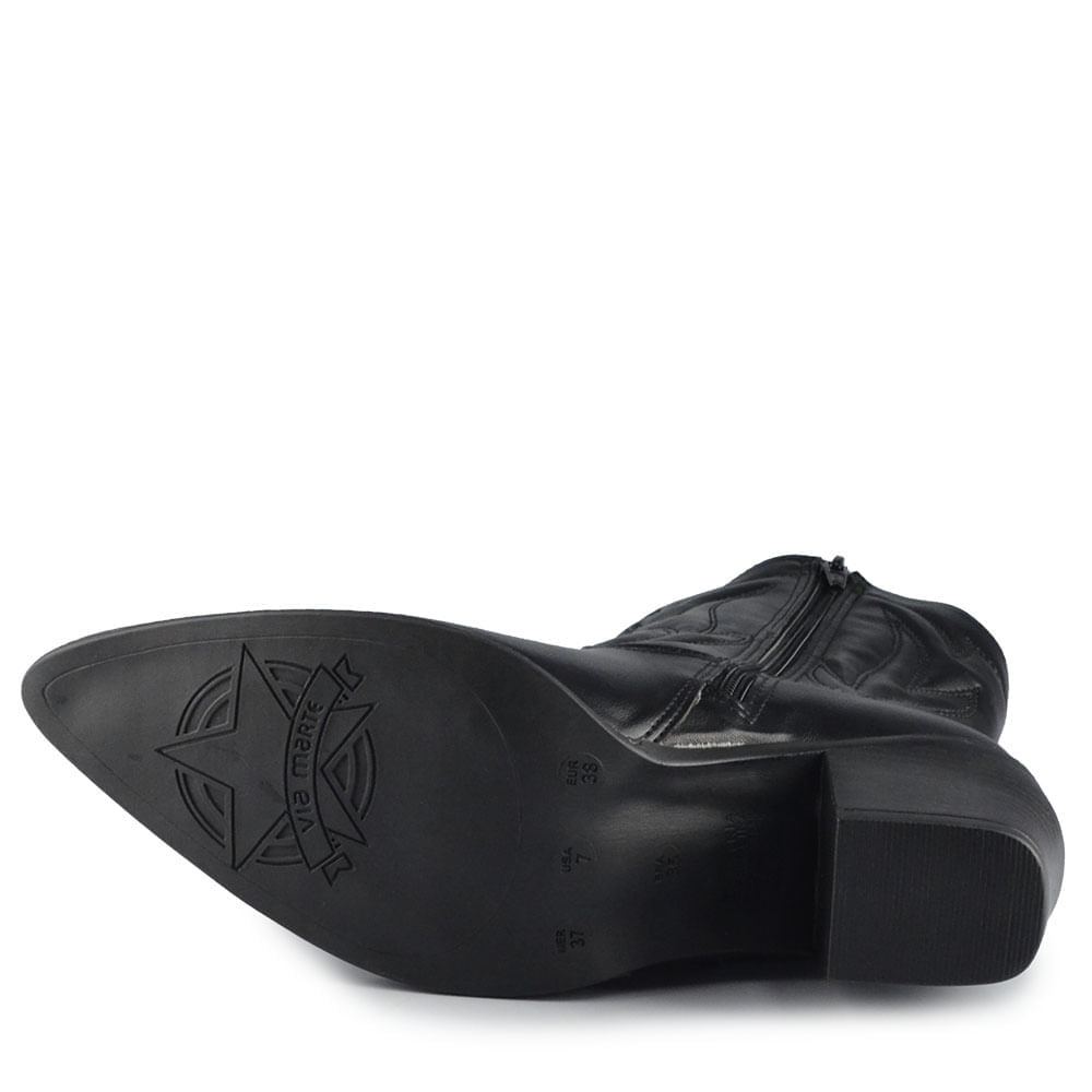 Bota Western Via Marte Feminina 054-009-01 - Foto 5