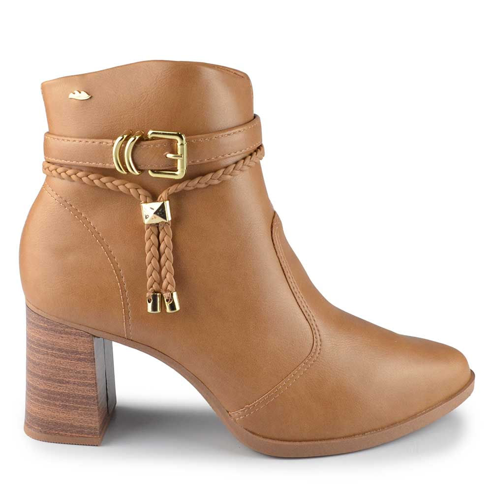 Bota Salto Bloco Bota Usaflex Cano Medio Bota Usaflex Salto Bloco