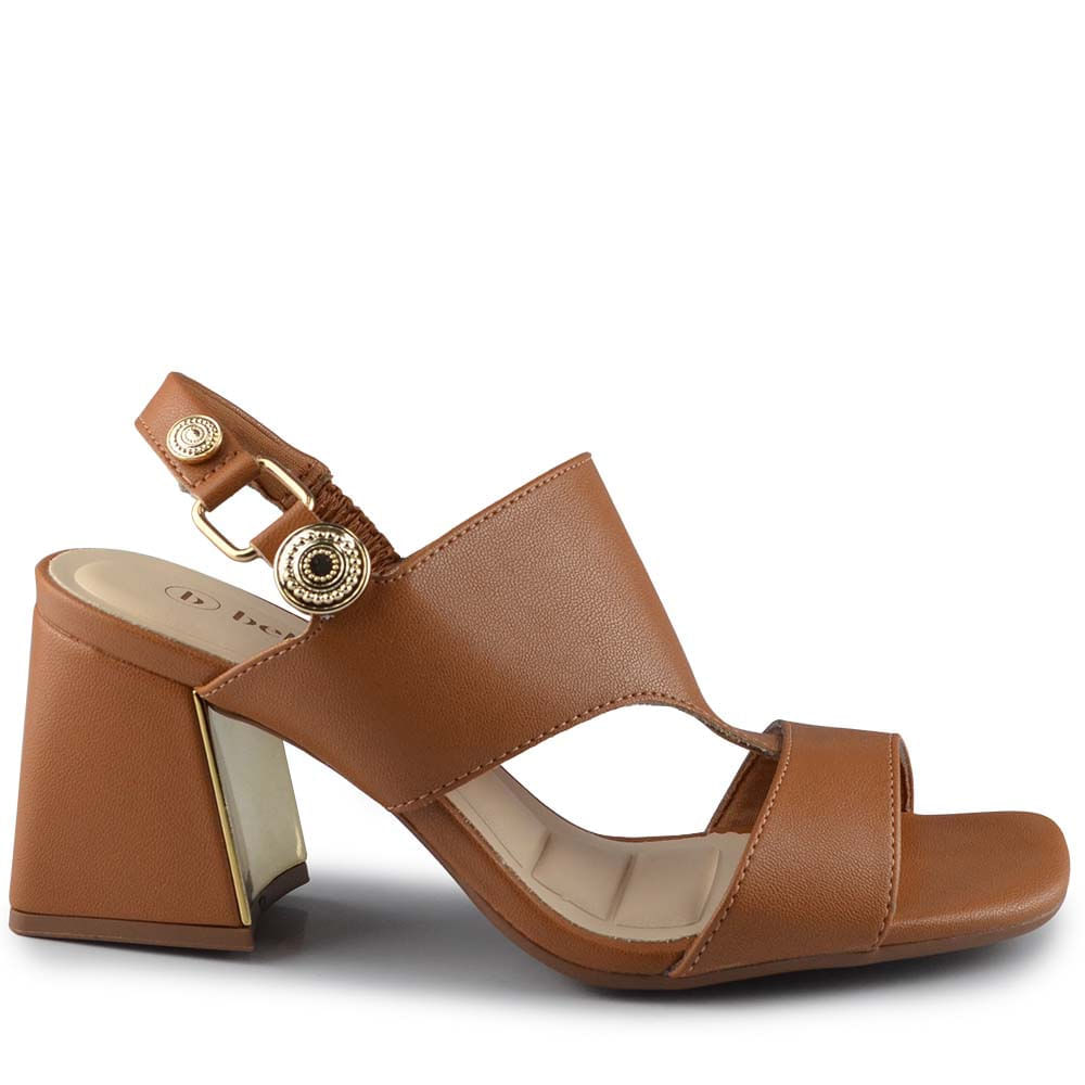 Sandália Bebece Feminina Salto Bloco T6099-102 - Foto 1