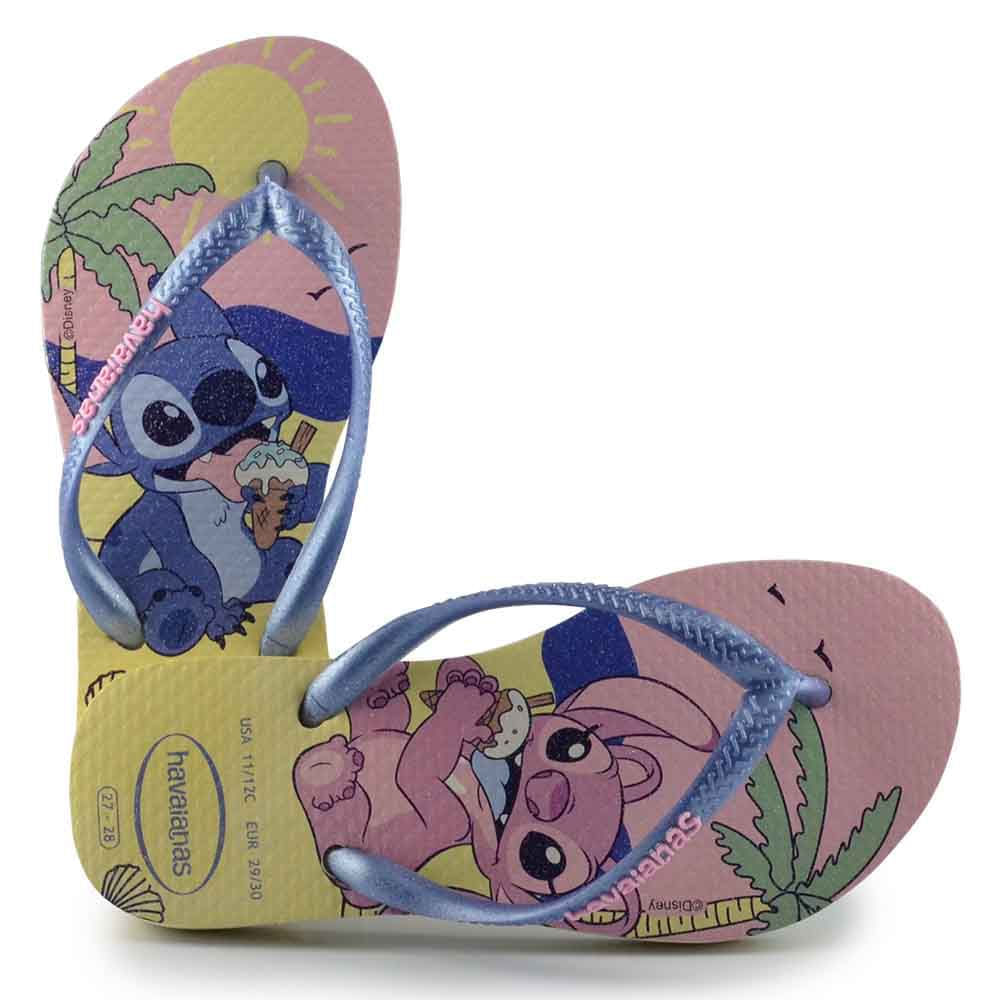 Chinelo Havaianas Kids Feminino SLIM DISNEY 24/25 - Foto 1
