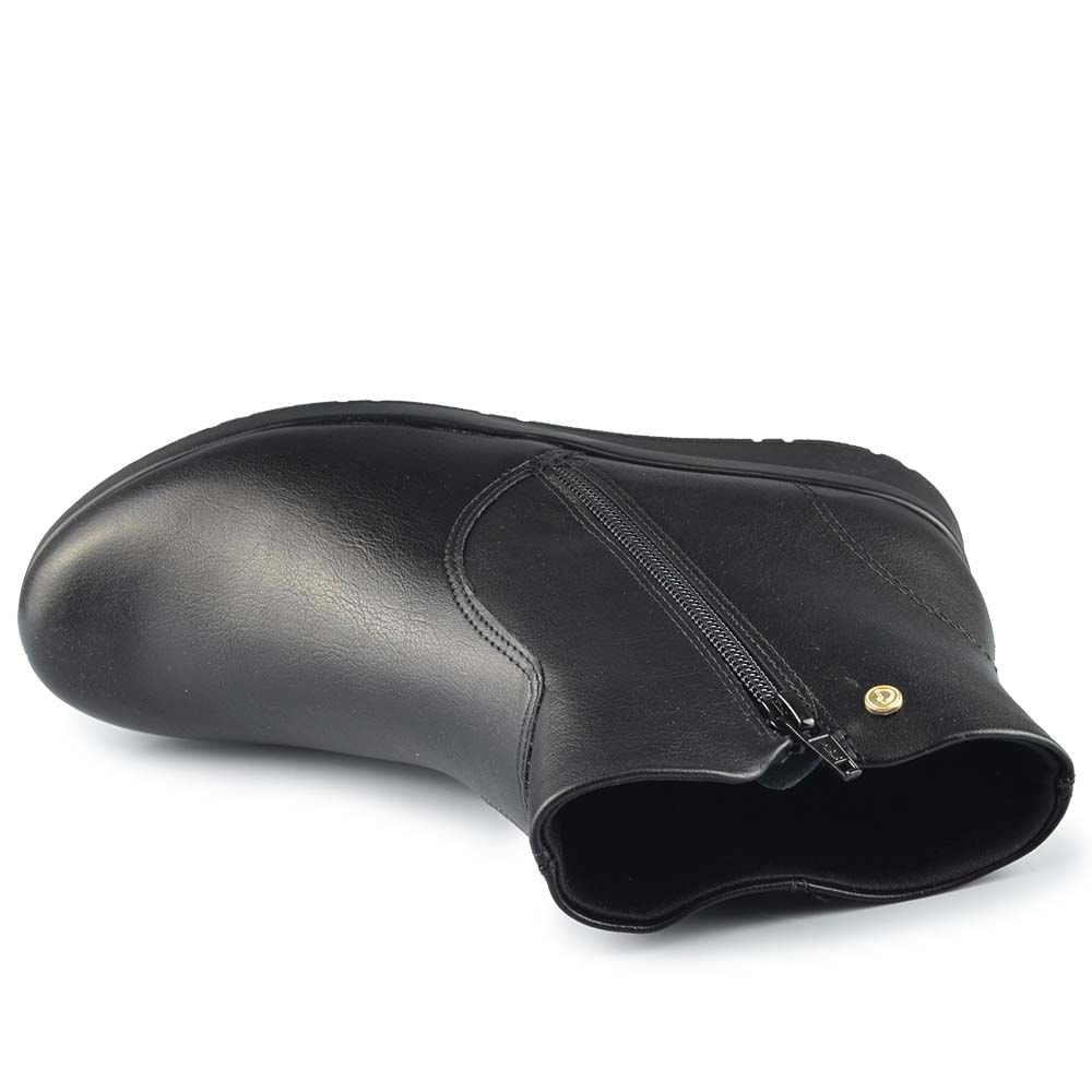 Bota Cano Curto Comfortflex Feminina 2592303 - Foto 4