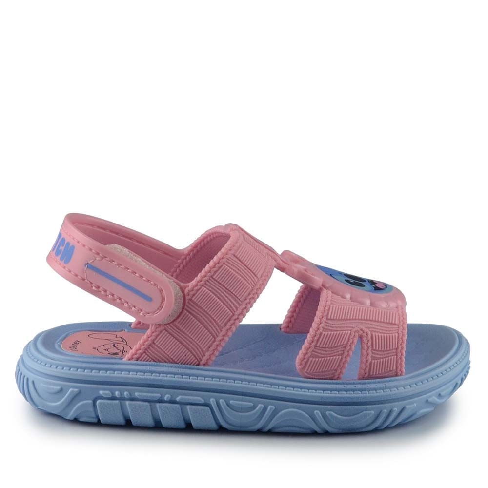 Kit Sandália Infantil Grendene Feminina Disney 25 Puff Bag - Foto 1