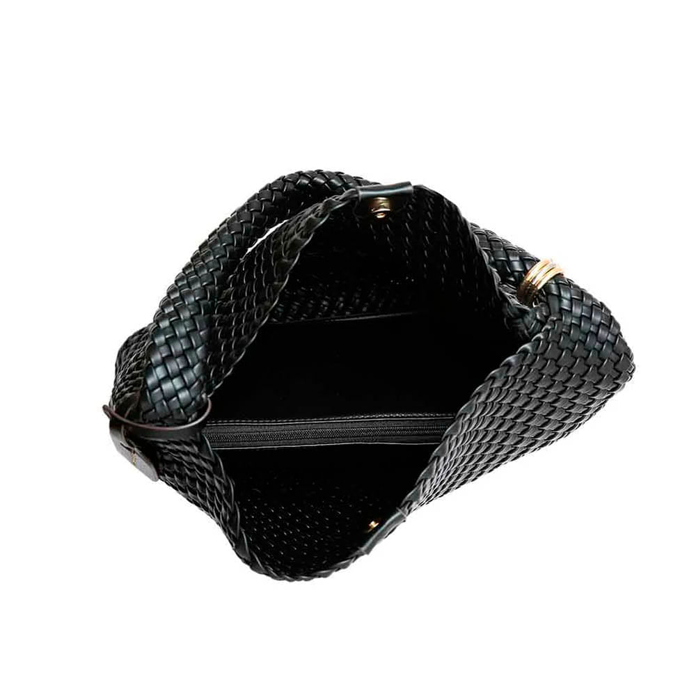 Kit Bolsa Tressê Elegance Hobo Chenson Feminina com Necessaire CG85002 - Foto 4