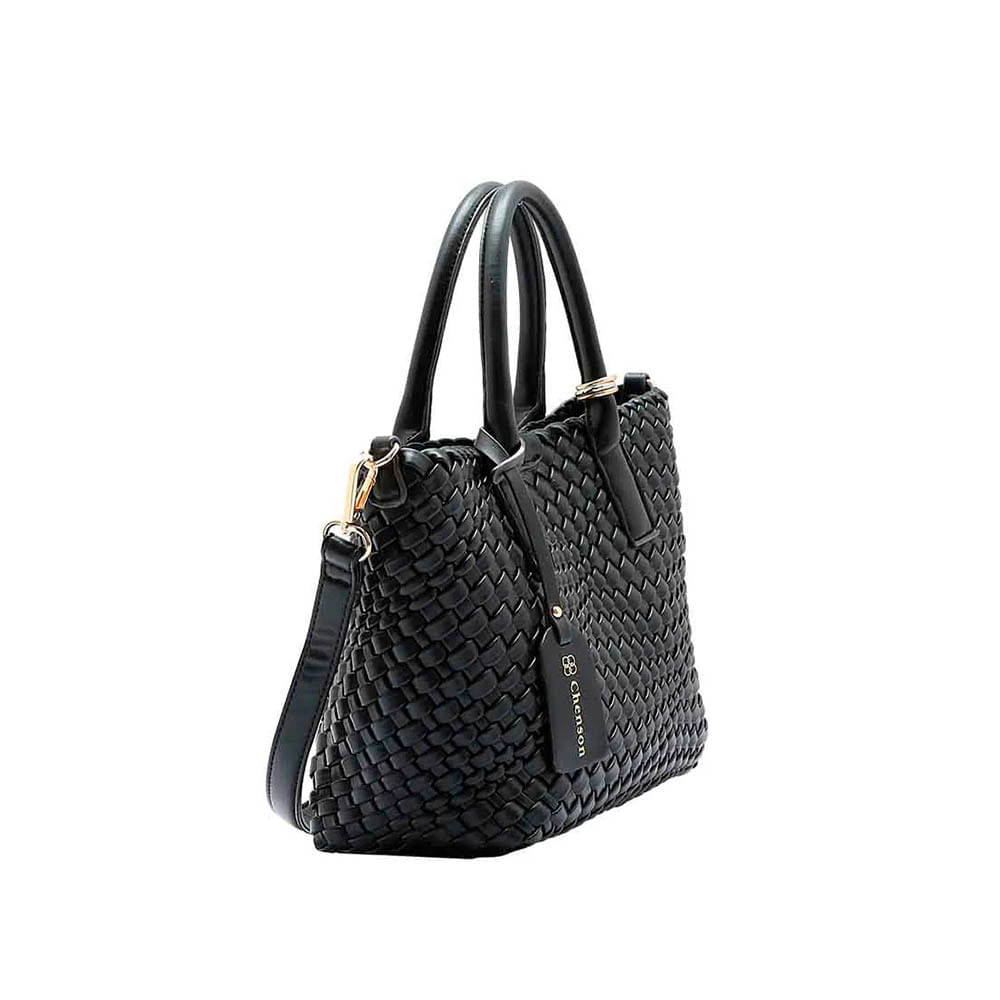 Kit Bolsa Tressê Elegance Chenson Feminina com Necessaire CG85004 - Foto 2
