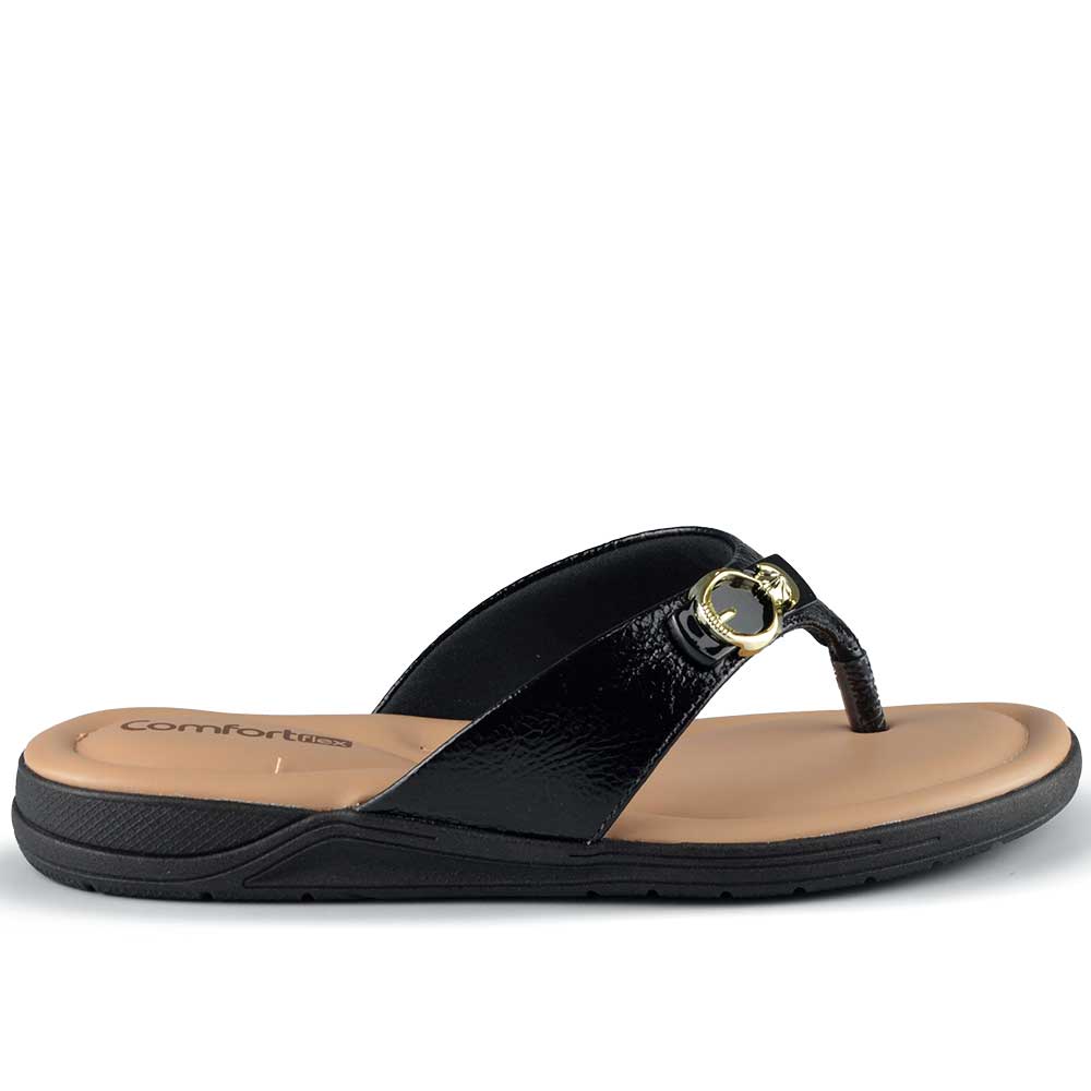 Sandália Comfortflex Feminina TM 2580402 - Foto 1