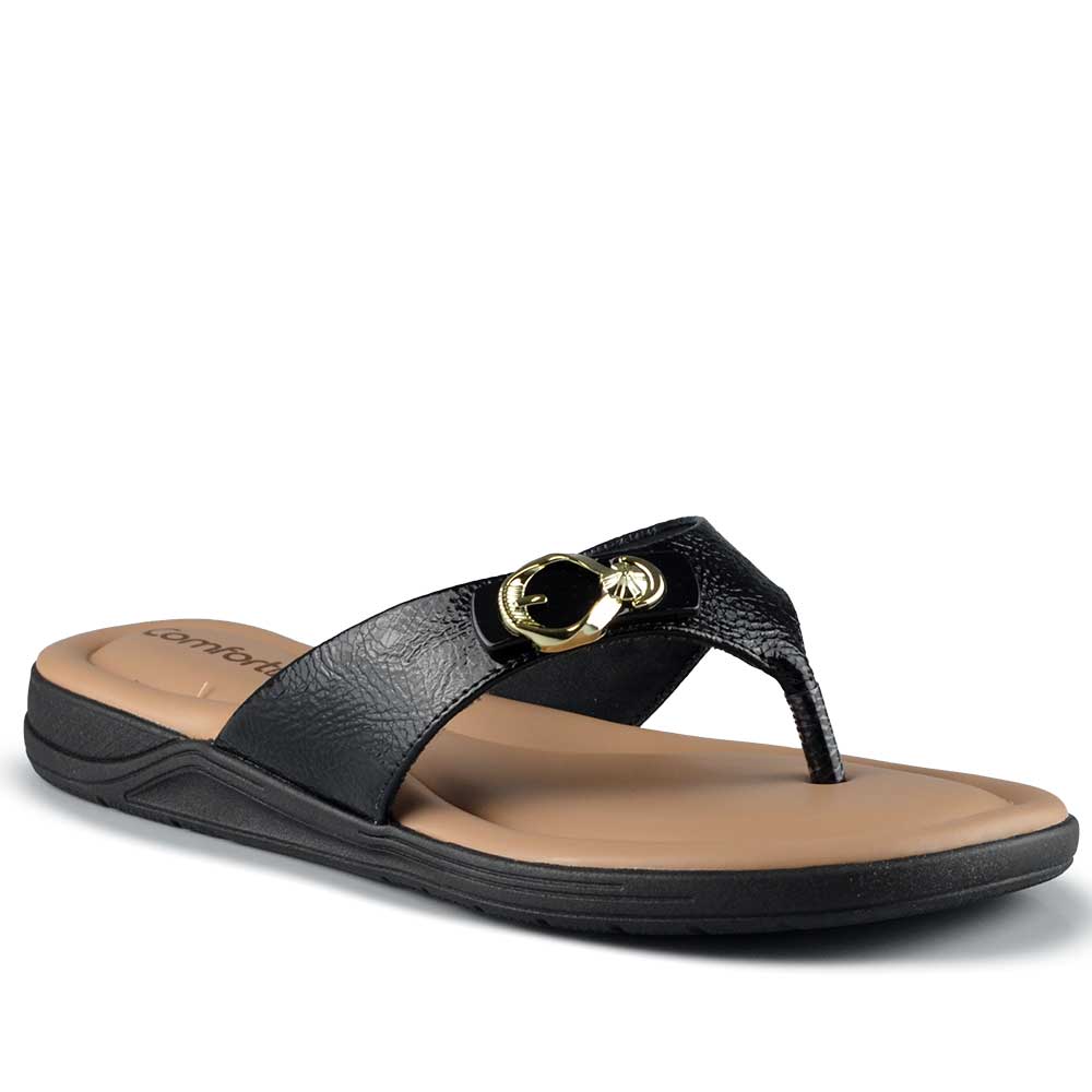Sandália Comfortflex Feminina TM 2580402 - Foto 2
