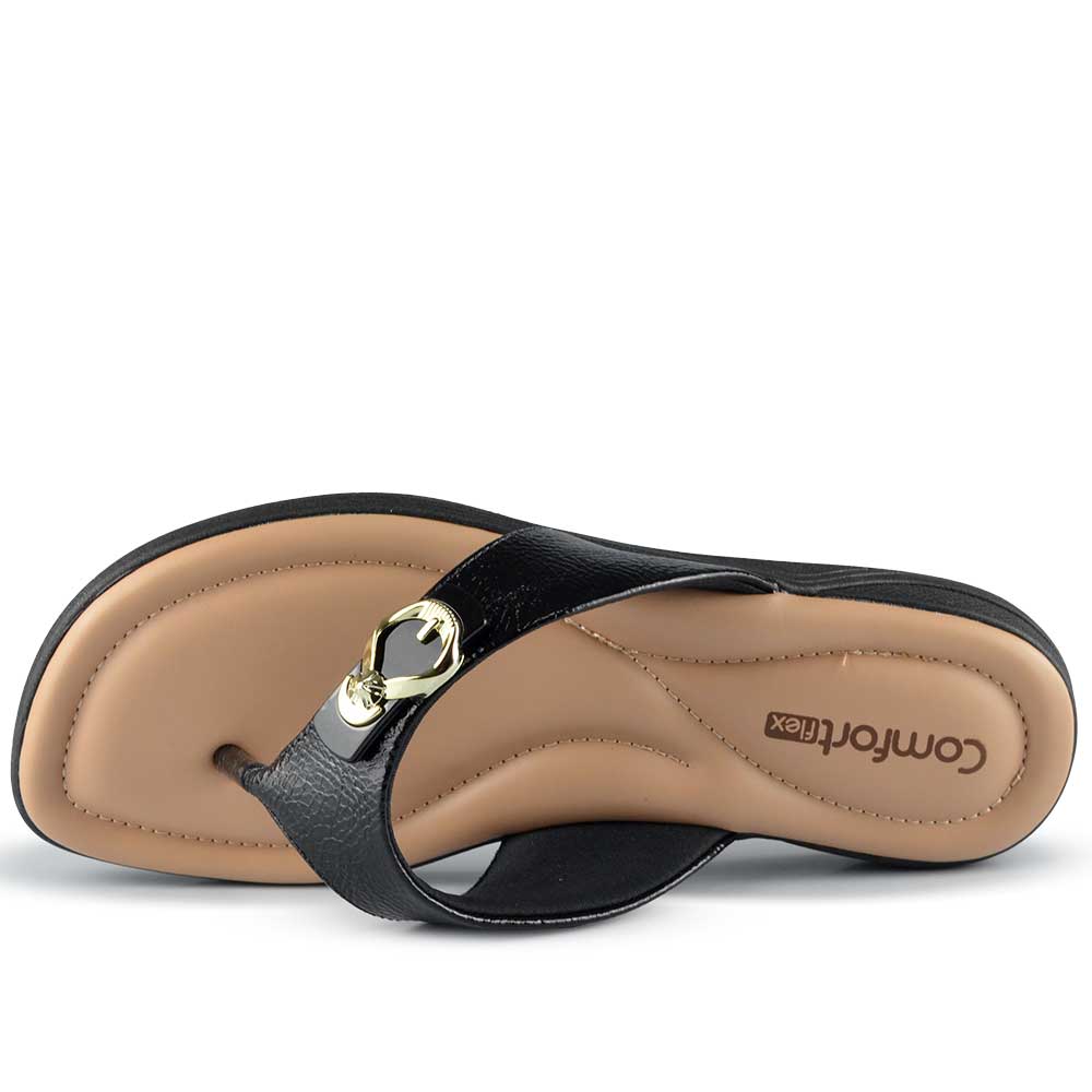 Sandália Comfortflex Feminina TM 2580402 - Foto 4