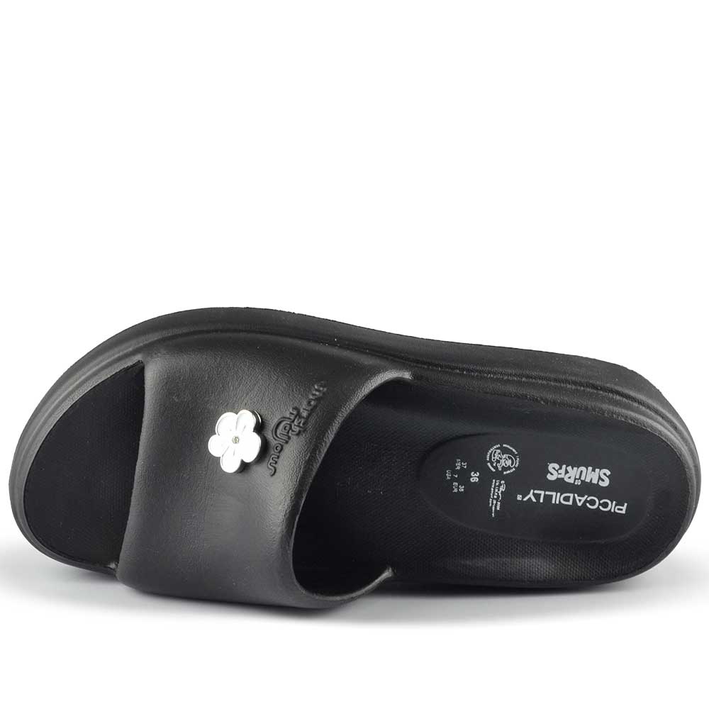 Tamanco Marshmallow Smurfs Feminino Piccadilly 221002 - Foto 4