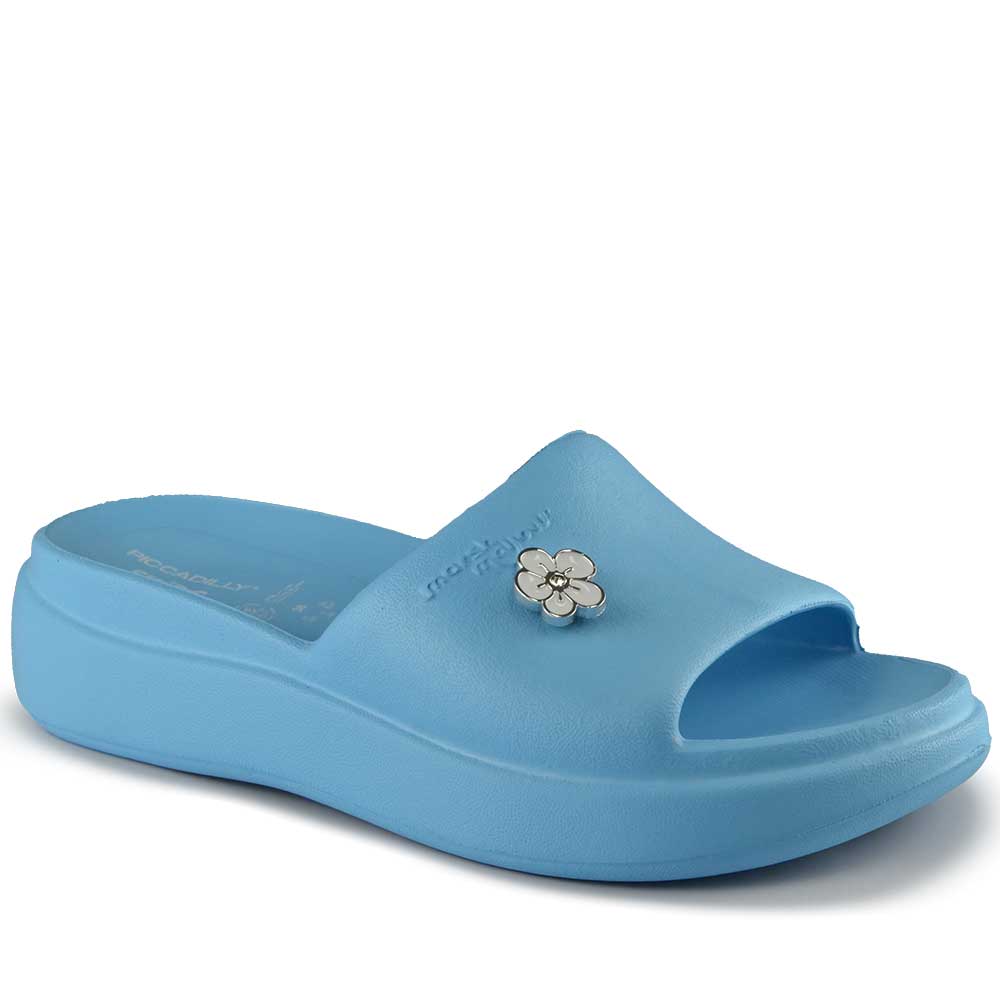 Tamanco Marshmallow Smurfs Feminino Piccadilly 221002 - Foto 2