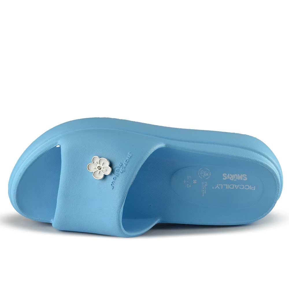 Tamanco Marshmallow Smurfs Feminino Piccadilly 221002 - Foto 4