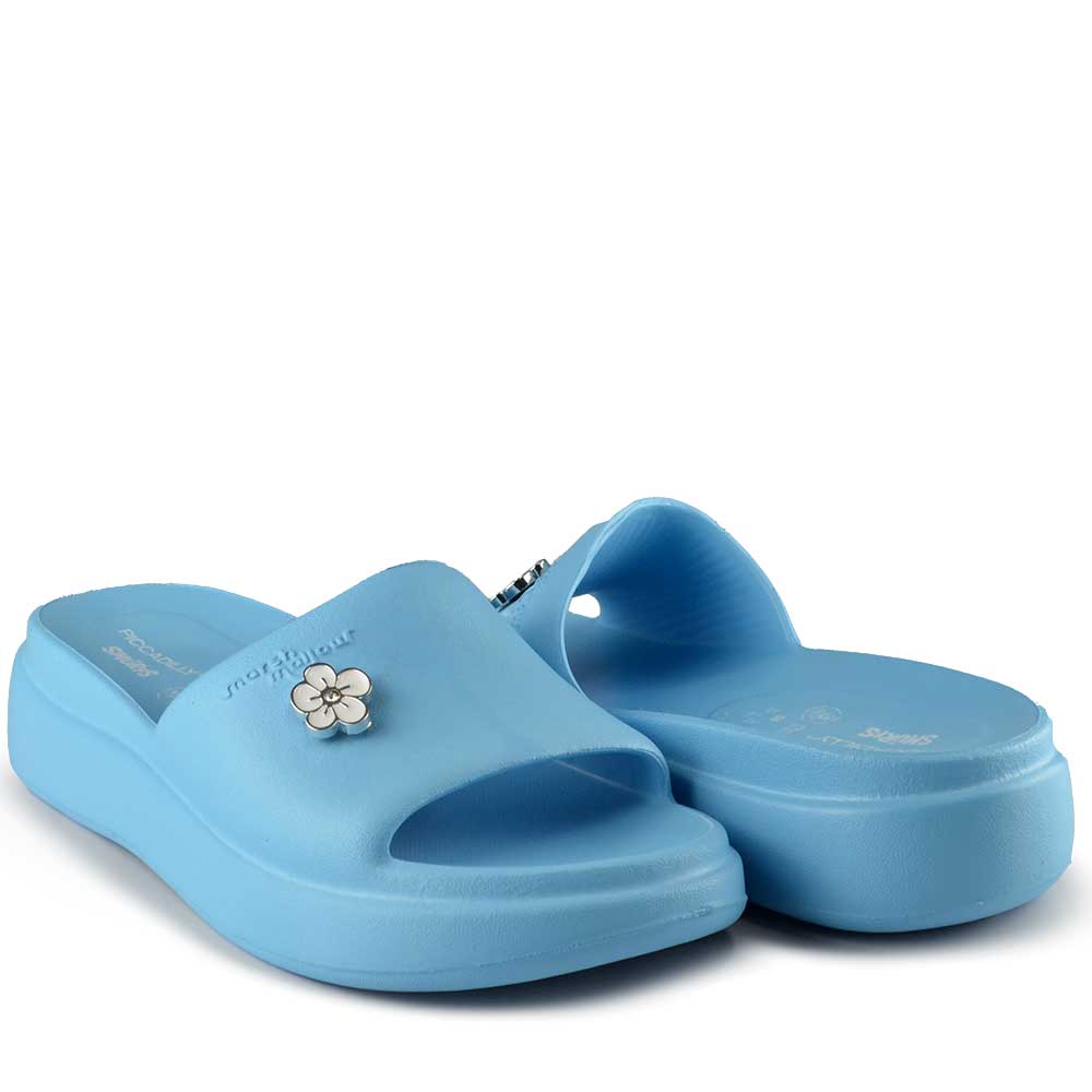 Tamanco Marshmallow Smurfs Feminino Piccadilly 221002 - Foto 6