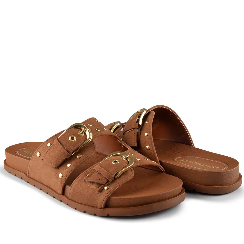 Sandália Papete Via Marte Feminina 174-020-01 - Foto 6