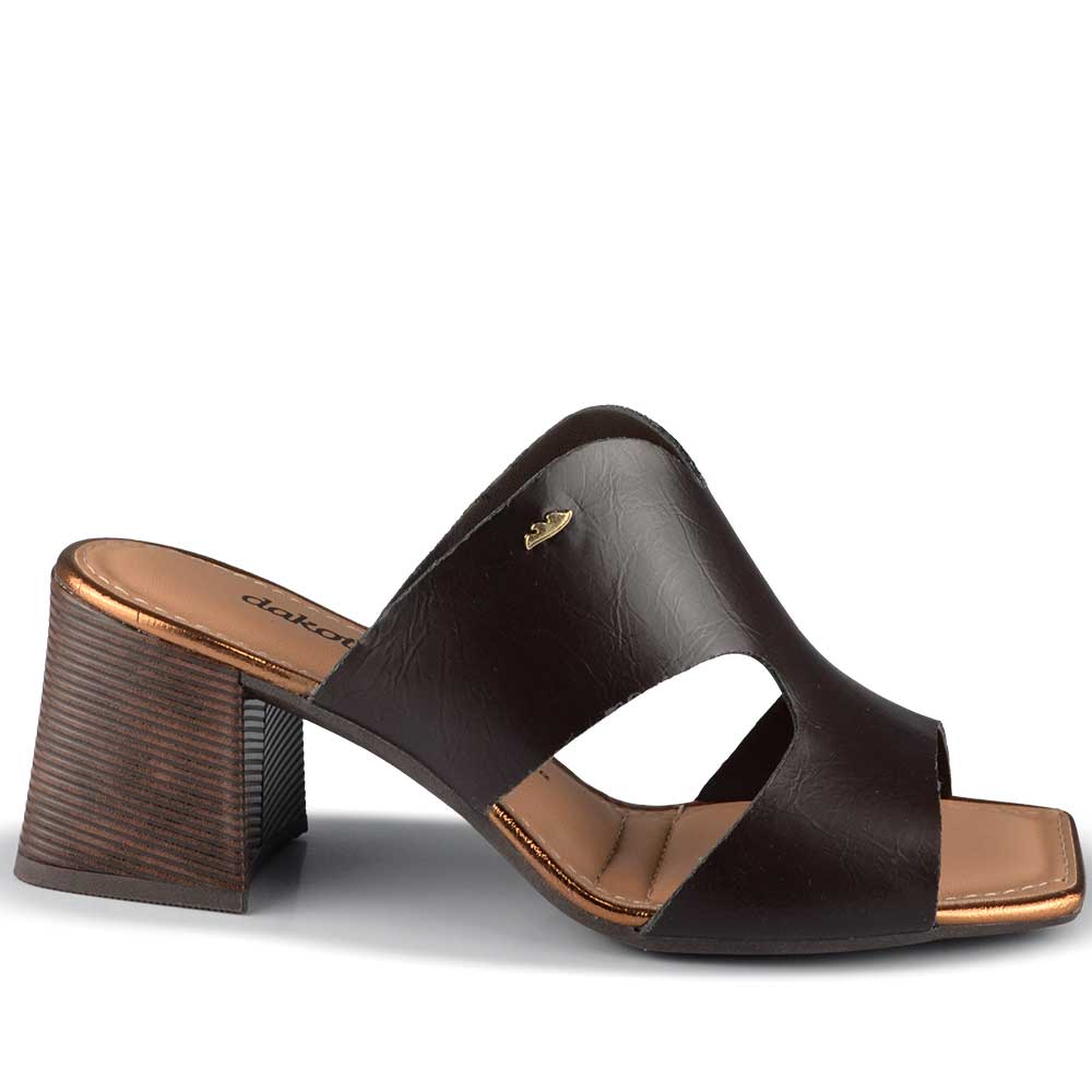 Tamanco Dakota Feminino Salto Bloco Y9191 - Foto 1