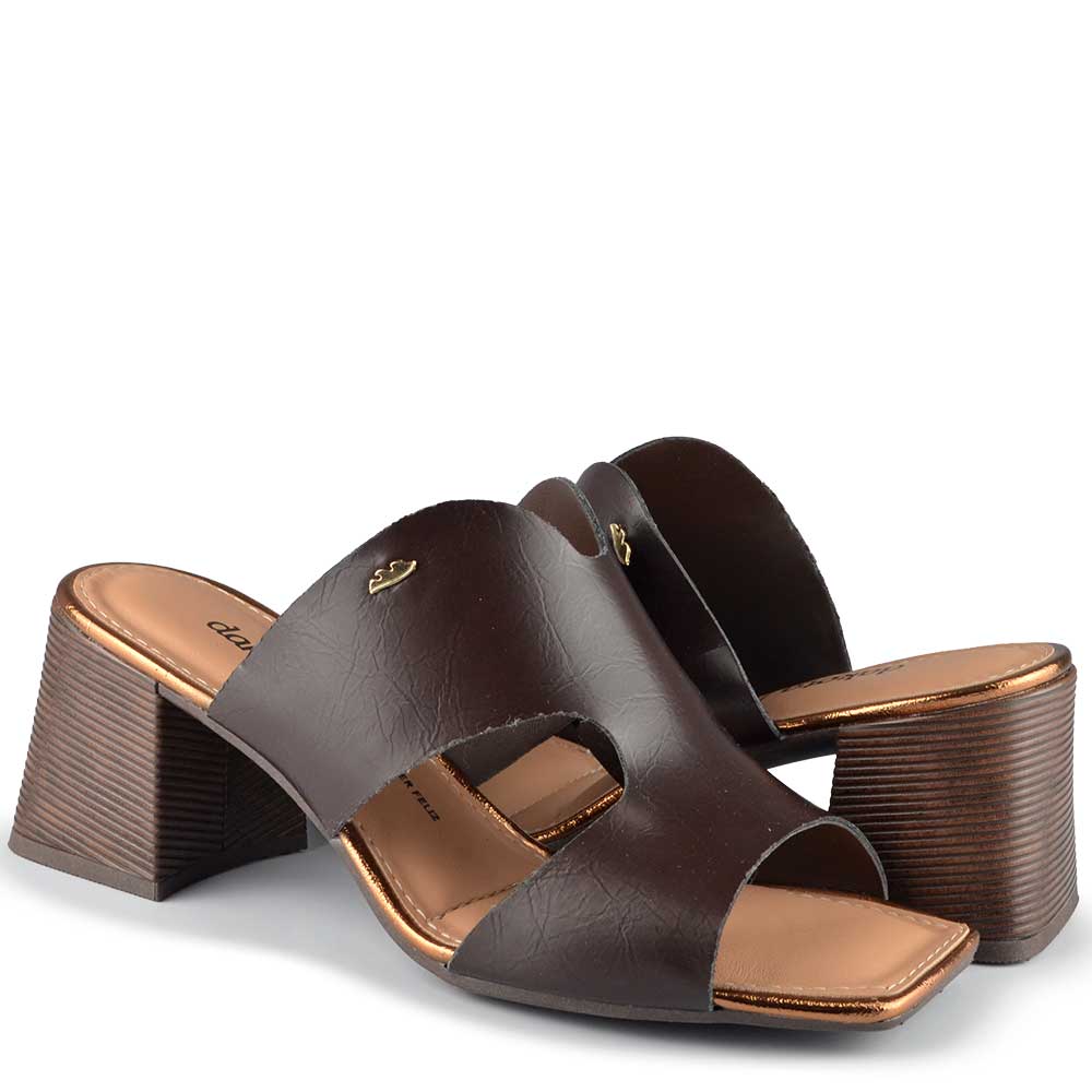 Tamanco Dakota Feminino Salto Bloco Y9191 - Foto 6