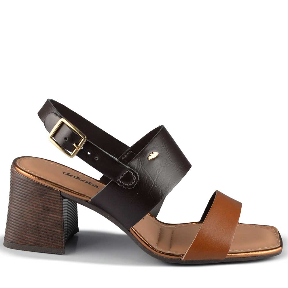 Sandália Salto Bloco Dakota Feminina Y9192 - Foto 1