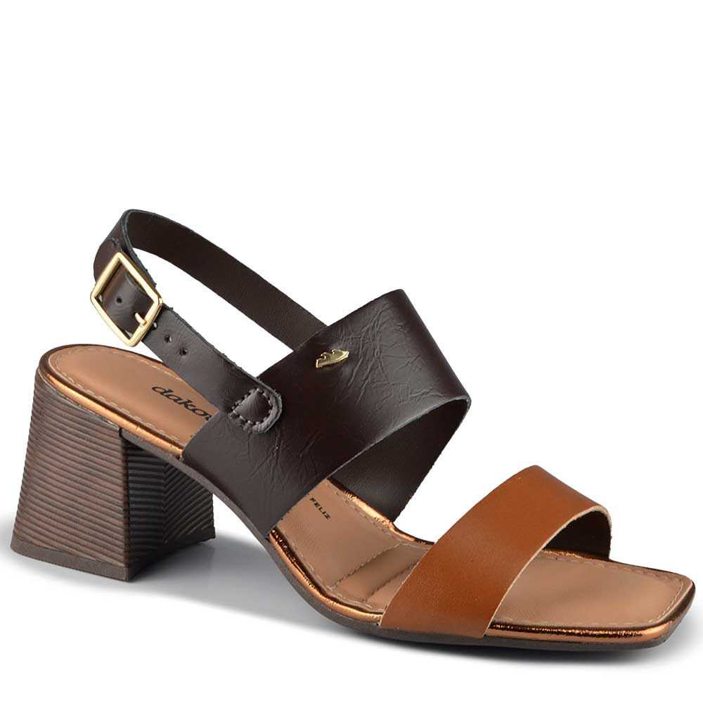 Sandália Salto Bloco Dakota Feminina Y9192 - Foto 2