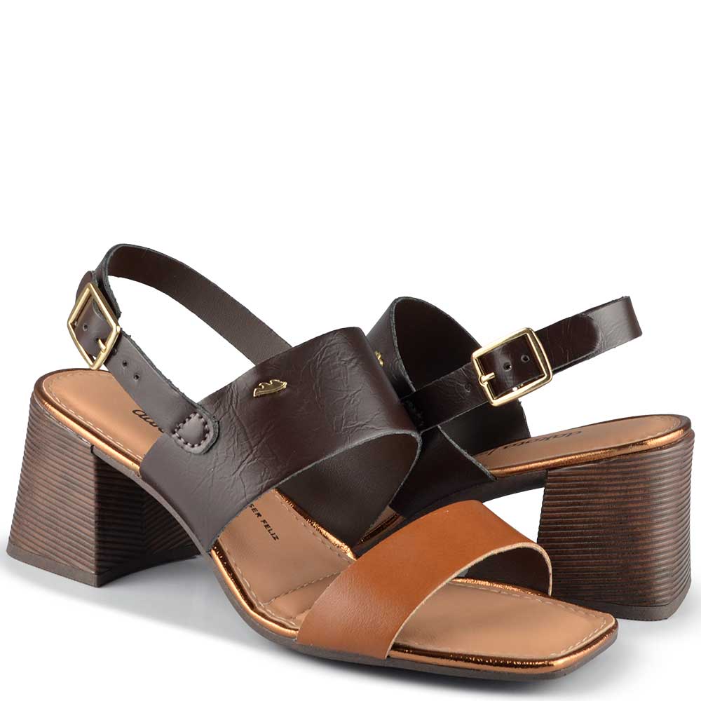 Sandália Salto Bloco Dakota Feminina Y9192 - Foto 6