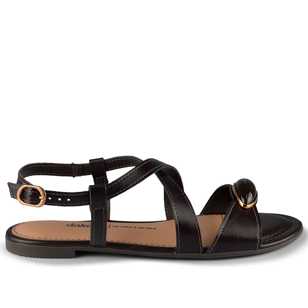 Sandália Rasteira Dakota Feminina Y9644 - Foto 1