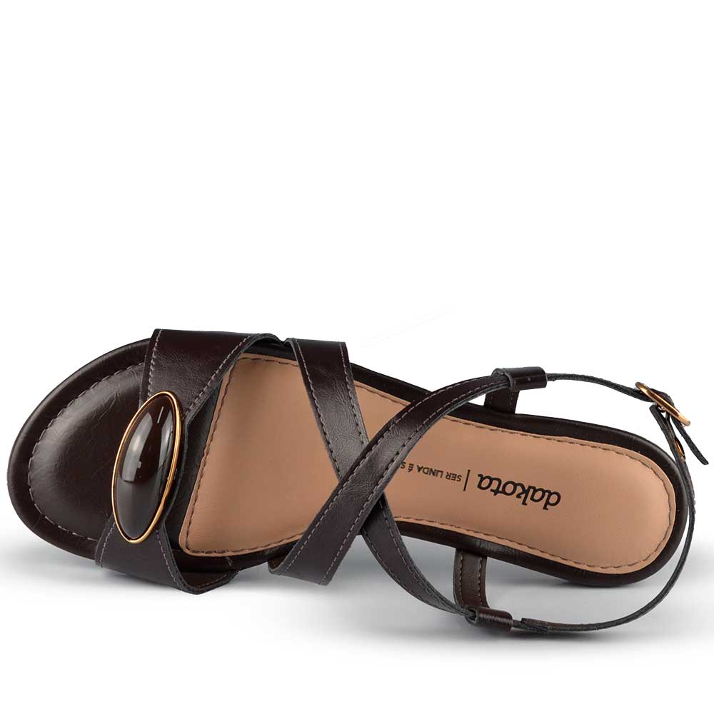 Sandália Rasteira Dakota Feminina Y9644 - Foto 4