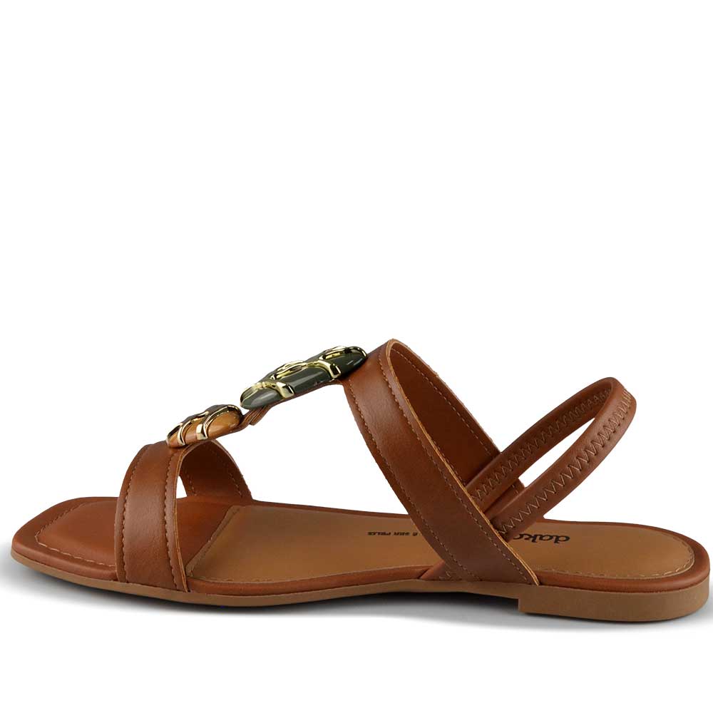 Sandália Rasteira Dakota Feminina Y9611 - Foto 3