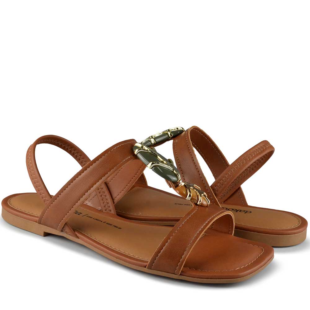 Sandália Rasteira Dakota Feminina Y9611 - Foto 6