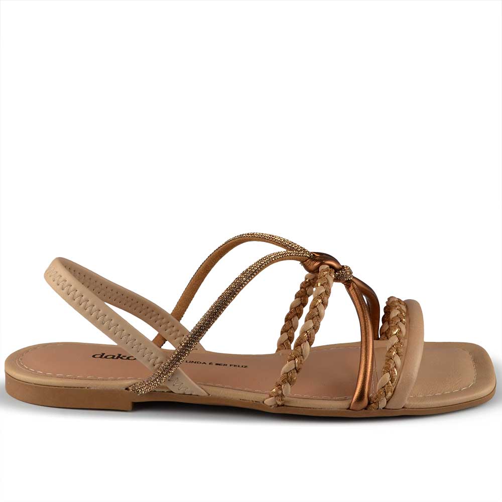 Sandália Rasteira Dakota Feminina Y9601 - Foto 1