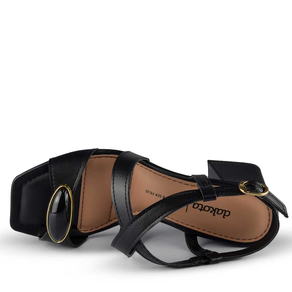 Sandália Salto Bloco Dakota Feminina Y9753 - Foto 4