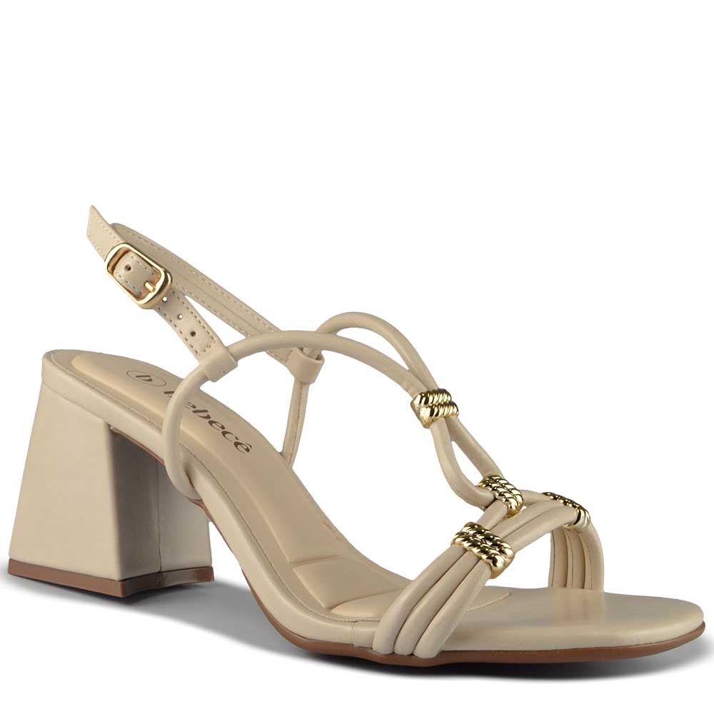 Sandália Salto Bloco Bebece Feminina T6030-124 - Foto 2