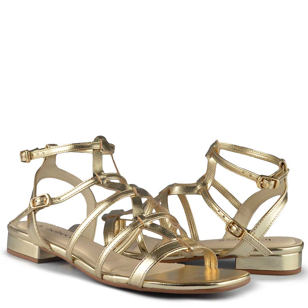 Sandália Salto Baixo Bebece Feminina T2547-042 - Foto 6