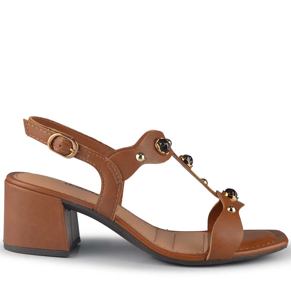 Sandália Salto Baixo Dakota Feminina Y9581 - Foto 1