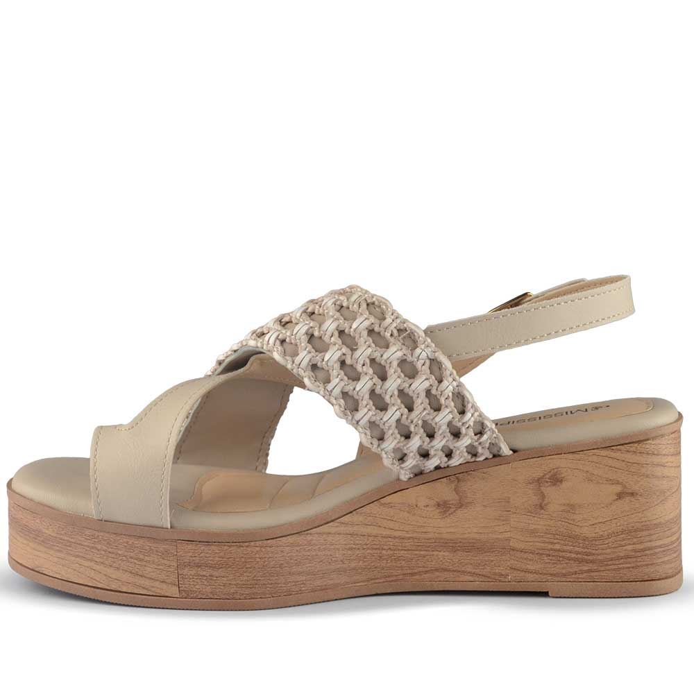 Sandália Anabela Mississipi Feminina MF492 - Foto 3