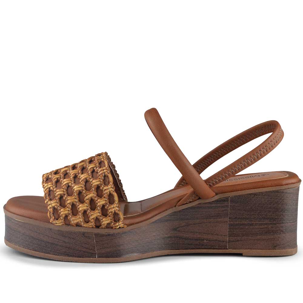 Sandália Anabela Mississipi MF494 - Foto 3