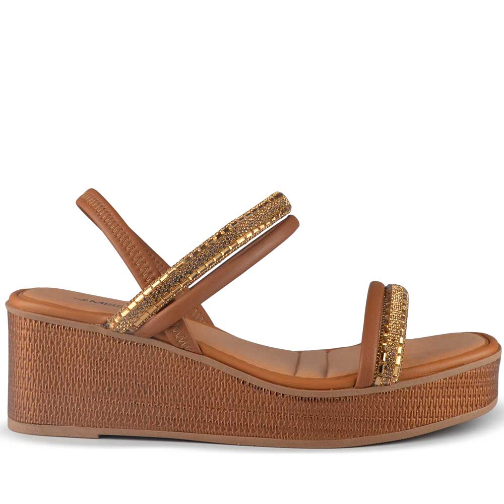 Sandália Anabela Mississipi Feminina ME671 - Foto 1