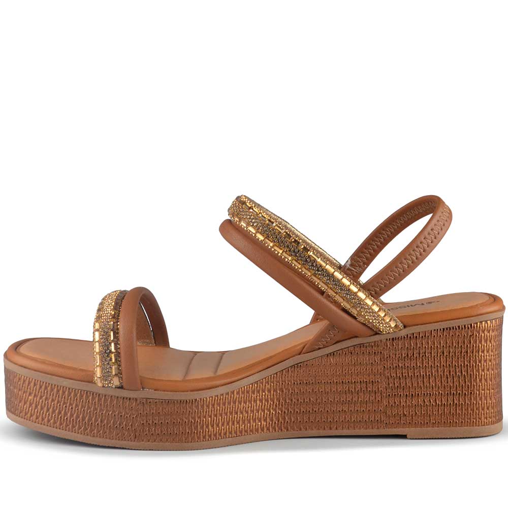 Sandália Anabela Mississipi Feminina ME671 - Foto 3