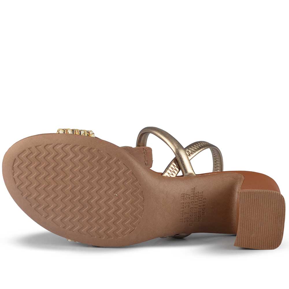 Sandália Salto Alto Mississipi Feminina MF921 - Foto 5