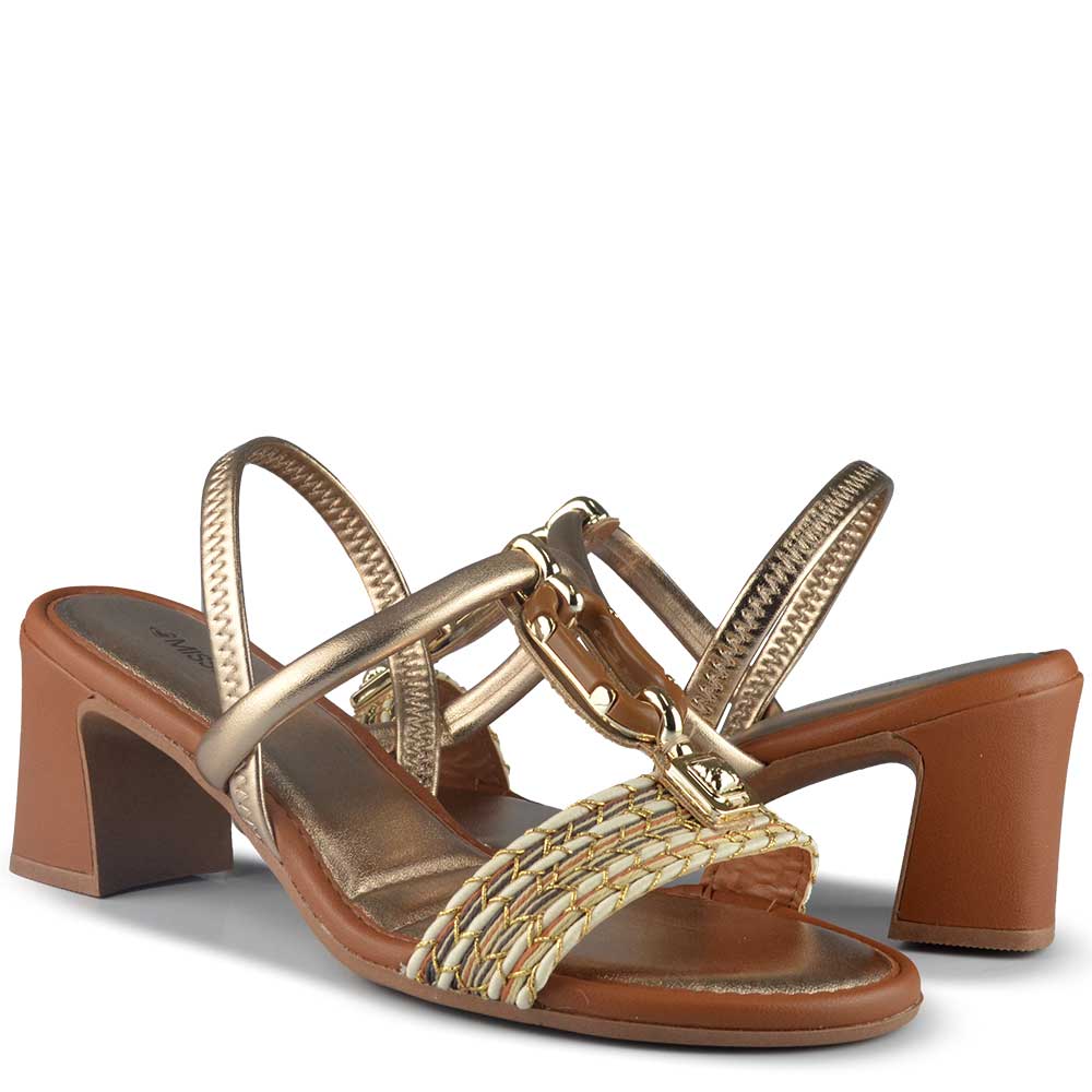 Sandália Salto Alto Mississipi Feminina MF921 - Foto 6